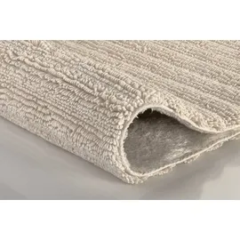 KLEINE WOLKE Badteppich Yara 70 x 120 cm Baumwolle Beige Natur