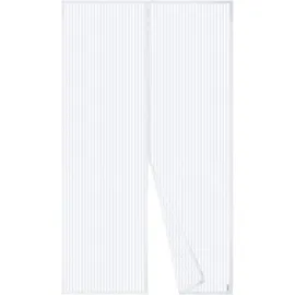 luxuskollektion Fliegengitter Tür Magnet Insektenschutz 140 x 240 cm Weiß