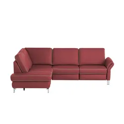 medium Ecksofa  Medium Plus , rot , Maße (cm): B: 265 H: 89 T: 200