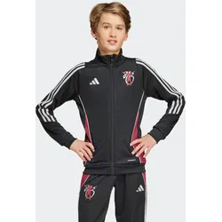 Trainingsjacke ADIDAS PERFORMANCE "JB TIRO JKT Y", Kinder, Gr. 128, schwarz, Obermaterial: 100% Polyester, sportlich, Jacken