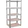 Tronitechnik Schwerlastregal Holz 40 x 90 x 180 cm silber