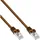 InLine Patchkabel, SF/UTP, Cat.5e, braun, 1,5m