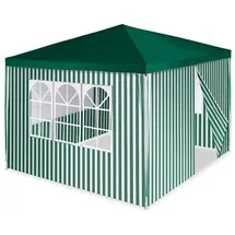 VCM Faltpavillon 3 x 3 m inkl. 4 Seitenteile Grün