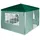 VCM Faltpavillon 3 x 3 m inkl. 4 Seitenteile Grün