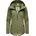 leichte Übergangsjacke kurz wasserdicht Parka mit Kapuze YOUMODO Olive24 XXL 44