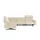Stressless Eckcouch Leder 2-Sitzer Creme