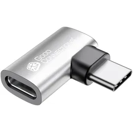 Good Connections USB 4.0 Gen. 3x2 Winkeladapter USB-C Stecker an USB-C Buchse