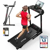 funlife Laufband für Zuhause klappbar mit Steigung, App/Bluetooth/Programme, FunLife F60