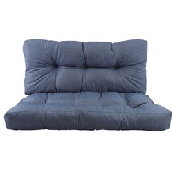 Gerso Rückenlehne und Sitzkissen für EUR-Paletten blau