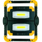 Schwaiger Baustrahler Schwaiger Multifunktionsstrahler Dual, Inkl. Leuchtmittel, Nicht dimmbar nicht Smart Home-fähig ohne Bewegungsmelder gelb