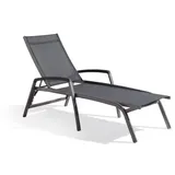 Sieger Bodega Stapelliege 194 x 75 x 102 cm eisengrau/silbergrau
