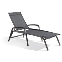 Sieger Bodega Stapelliege 194 x 75 x 102 cm eisengrau/silbergrau