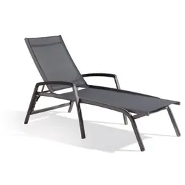 Sieger Bodega Stapelliege 194 x 75 x 102 cm eisengrau/silbergrau