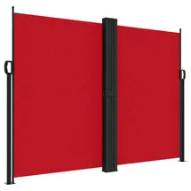 furnicato Seitenmarkise 180 x 600 cm Rot Polyester