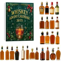 Adventskalender 2025 Männer, Whisky Adventskalender 2025, Whiskey Advent Calendar, Weihnachtskalender Geschenke für Männer, Adventskalender-Alkohol, 24 Day Christmas Advent Calendar Gift Herren