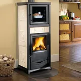 La Nordica-Extraflame La Nordica Termorossella Plus Forno DSA 4.0 Wasserführender Kaminofen Liberty Panna