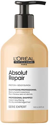 L'Oréal Professionnel Série Expert Absolut Repair Protein + Gold Quinoa Shampoo (500 ml)