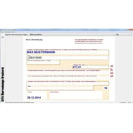 Markt + Technik SEPA Überweisungs Druckerei 8 DE Win