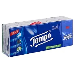 Tempo Taschentücher Klassik 4-lagig weiß, 15x 10 Tücher