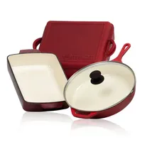 Mahlzeit 3-teiliges Gusseisen Set | Ø 29,5 cm, 3,8