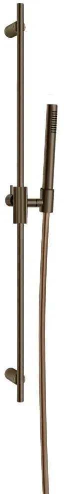 Gessi Ingranaggio Duschgarnitur RIGATO - Coffee bronze gebürstet PVD