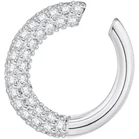 Thomas Sabo Ohrringe, Earcuff, mit Zirkonia (synth.), 33358336-0 silberfarben-kristallweiß + kristallweiß)