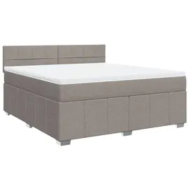 vidaXL Boxspringbett 180 x 200 cm Taupe