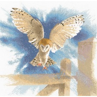 Heritage Crafts Heritage Kreuzstich Set Zählstoff "Eule im Flug