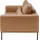 Musterring 3-Sitzer MUSTERRING "JustBPM100, 242 cm breit, aus hochwertigem Leder", cognac, B:242cm H:88cm T:107cm, 100% Leder, Sofas, XL-Sofa, wahlweise mit Nierenkissen und mot. Sitzauszug, Fuß schwarz