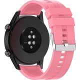 König Design Sport Ersatz Armband für Huawei Watch GT 3 46 mm Silikon Band Loop Neu, Uhrenarmband, Rosa