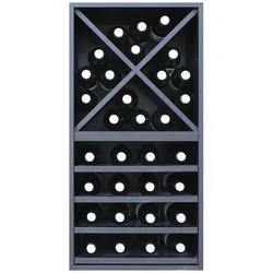 Schrank mit Schiebetabletts und Kreuz Serie Merlot 624016