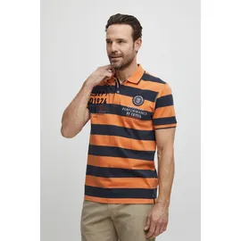 FQ1924 Poloshirt FQ1924 "Poloshirt FQHarald", Herren, Gr. L, orange (coral gold), Obermaterial: 100% Baumwolle CO., Shirts