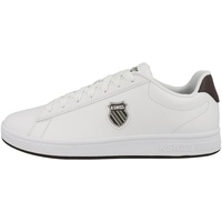 K-Swiss Herren Court Shield Sneaker, White/Java/DeepLichen, 43 EU