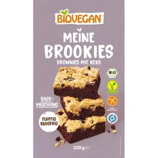 BioVegan Brownies mit Keks, glutenfrei