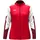 Polyesterjacke rot/weiß/dunkelrot XL