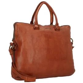 Harold's Submarine Handtasche Leder 38 cm Laptopfach braun