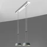 Oligo Glance LED 2-flammig grau matt