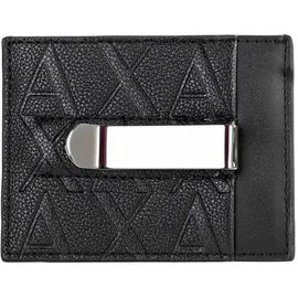 Armani Exchange Liam Kartenetui unisex Geldbörse schwarz