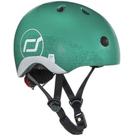 Scoot & Ride Scoot&Ride Unisex Jugend Helme XXS, Reflective Forest, S