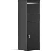 Wiltec Paketkasten schwarz