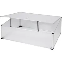 Mojawo Frühbeet Aluminium Transparent HKP 4 mm 0,24 m2