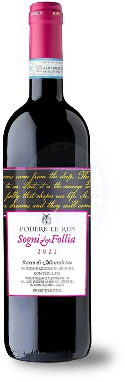 Sogni & Follia Rosso di Montalcino DOC 2021 Le Ripi 0,75l