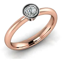 Verlobungsring VR02 750er Rot-/Weiflgold - 3469