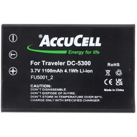 AccuCell Akku passend für Casio QV-R3, QV-R4, LI-20B