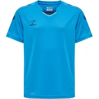 Hummel hmlCORE XK Poly Jersey S/S Kids, Blue Danube,
