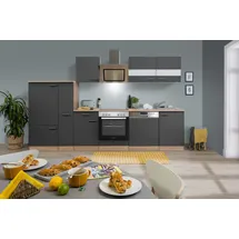 Respekta Küchenzeile Malia 310 cm grau