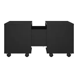 vidaXL Couchtisch Schwarz 60x60x38 cm Holzwerkstoff