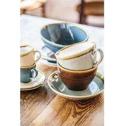 Gastronoble 6 Olympia Kiln Espressotassen Ozean | 8,5cl | Porzellan | Tassen
