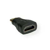 Value HDMI-Adapter HDMI-Stecker C Mini - HDMI-Buchse 0,10 m Schwarz