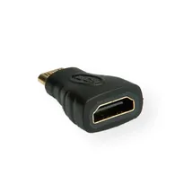 Value HDMI-Adapter HDMI-Stecker C Mini - HDMI-Buchse 0,10 m Schwarz